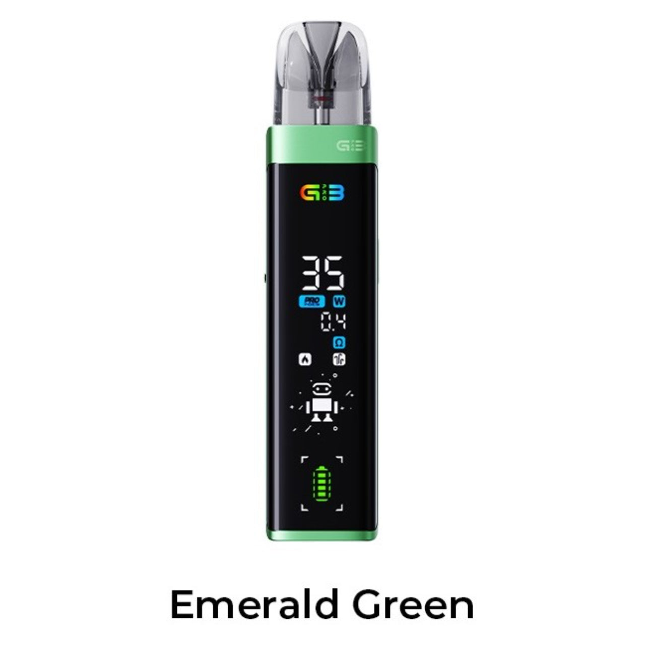 Uwell Caliburn G3 Pro Pod Kit Refillable Mesh Coil USB C - Emerald Green