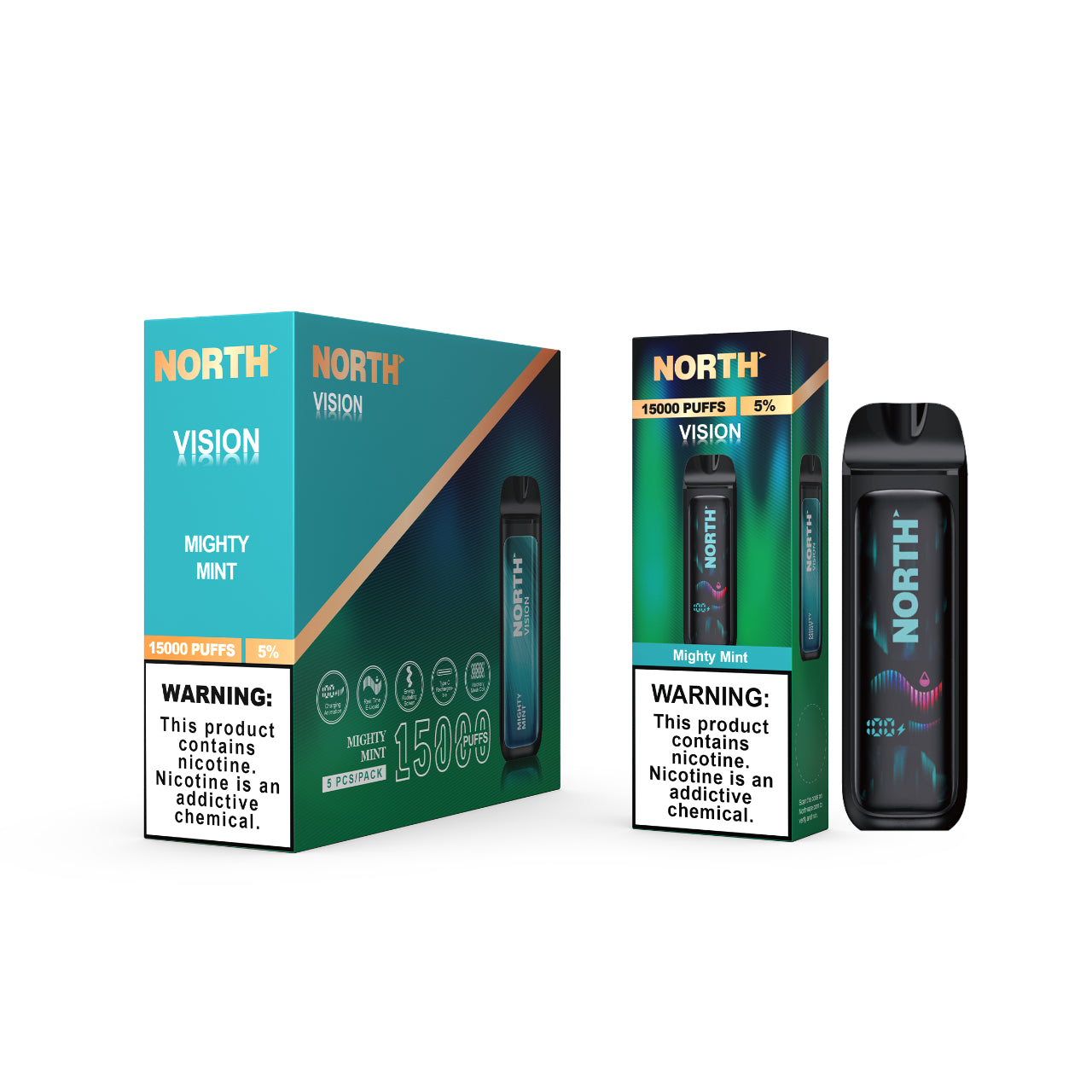 North Vision Disposable Vape 15K Puff - Mighty Mint