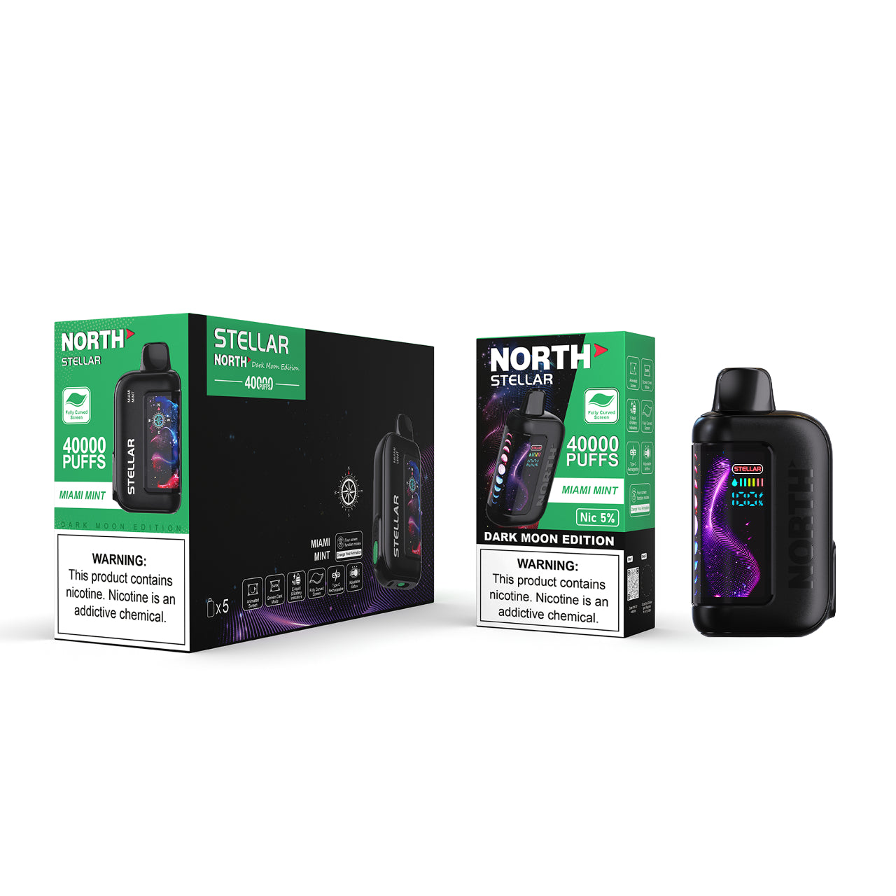 North Stellar Dark Moon 40K Vape Disposable - Miami Mint