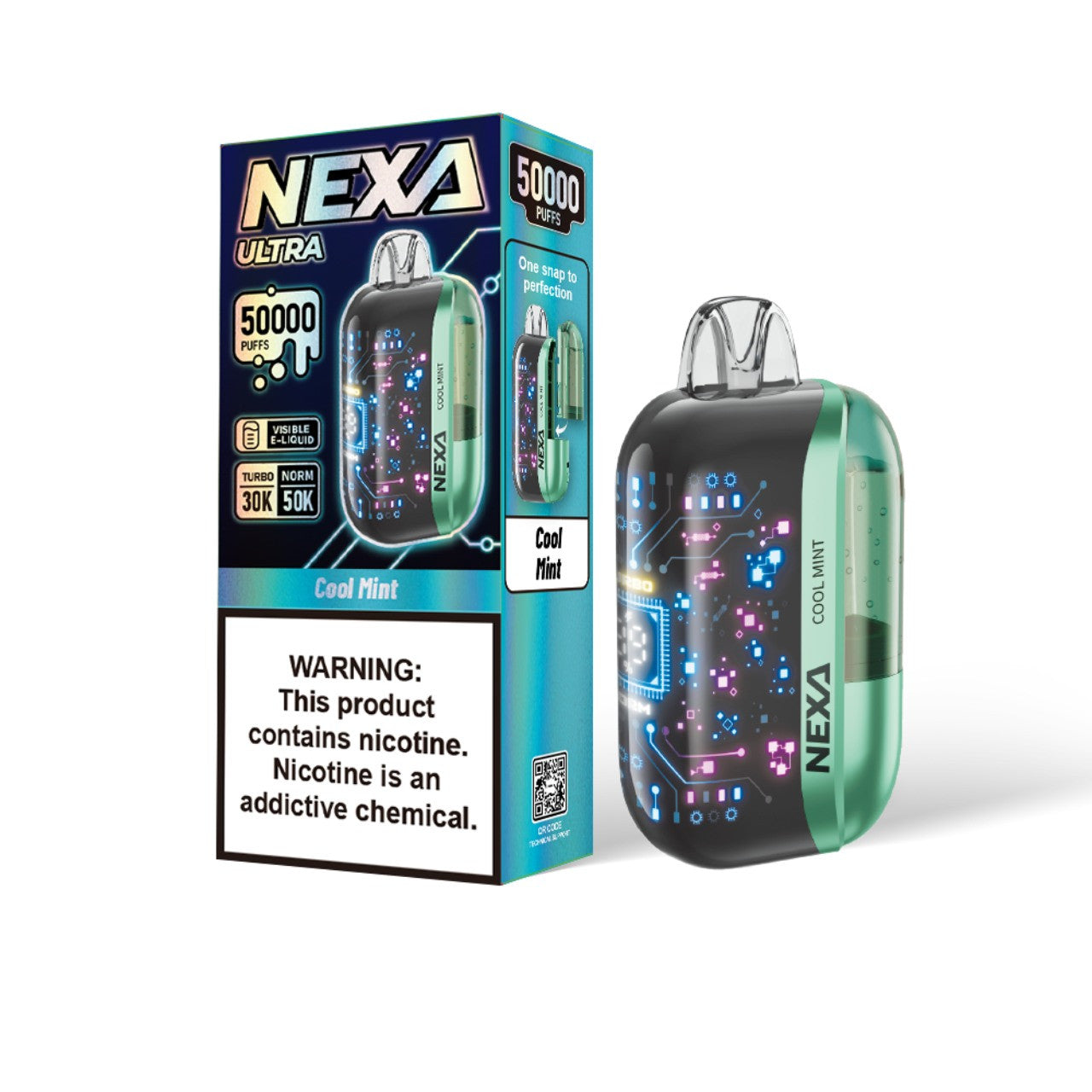 NEXA Ultra Disposable Vape 50000 Puffs - Cool Mint