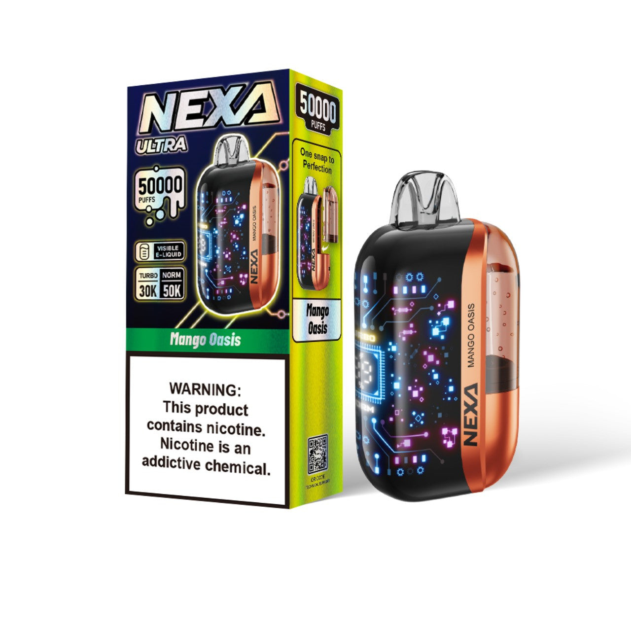 NEXA Ultra Disposable Vape 50000 Puffs - Mango Oasis