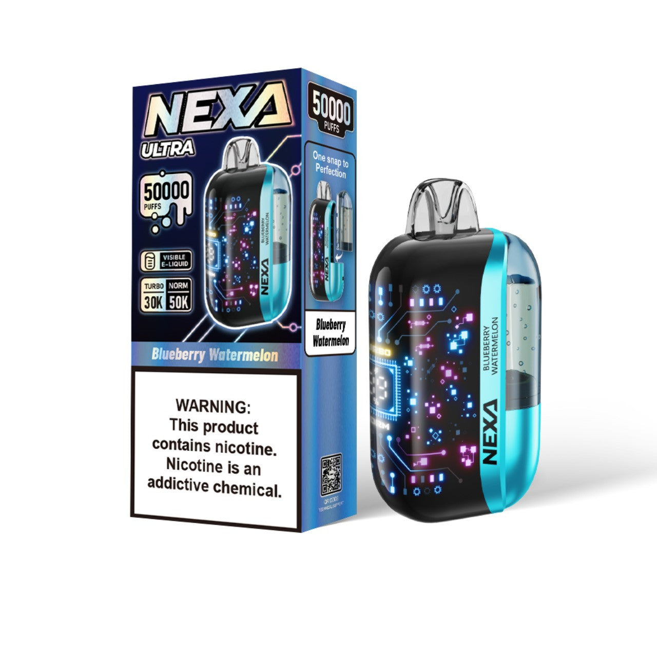 NEXA Ultra Disposable Vape 50000 Puffs - Blueberry Watermelon