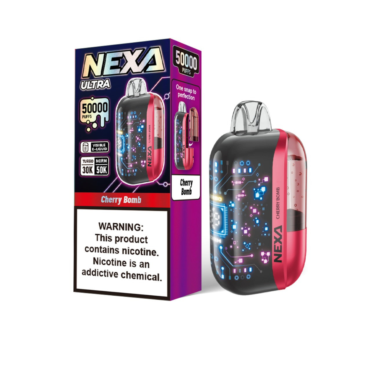 NEXA Ultra Disposable Vape 50000 Puffs - Cherry Bomb