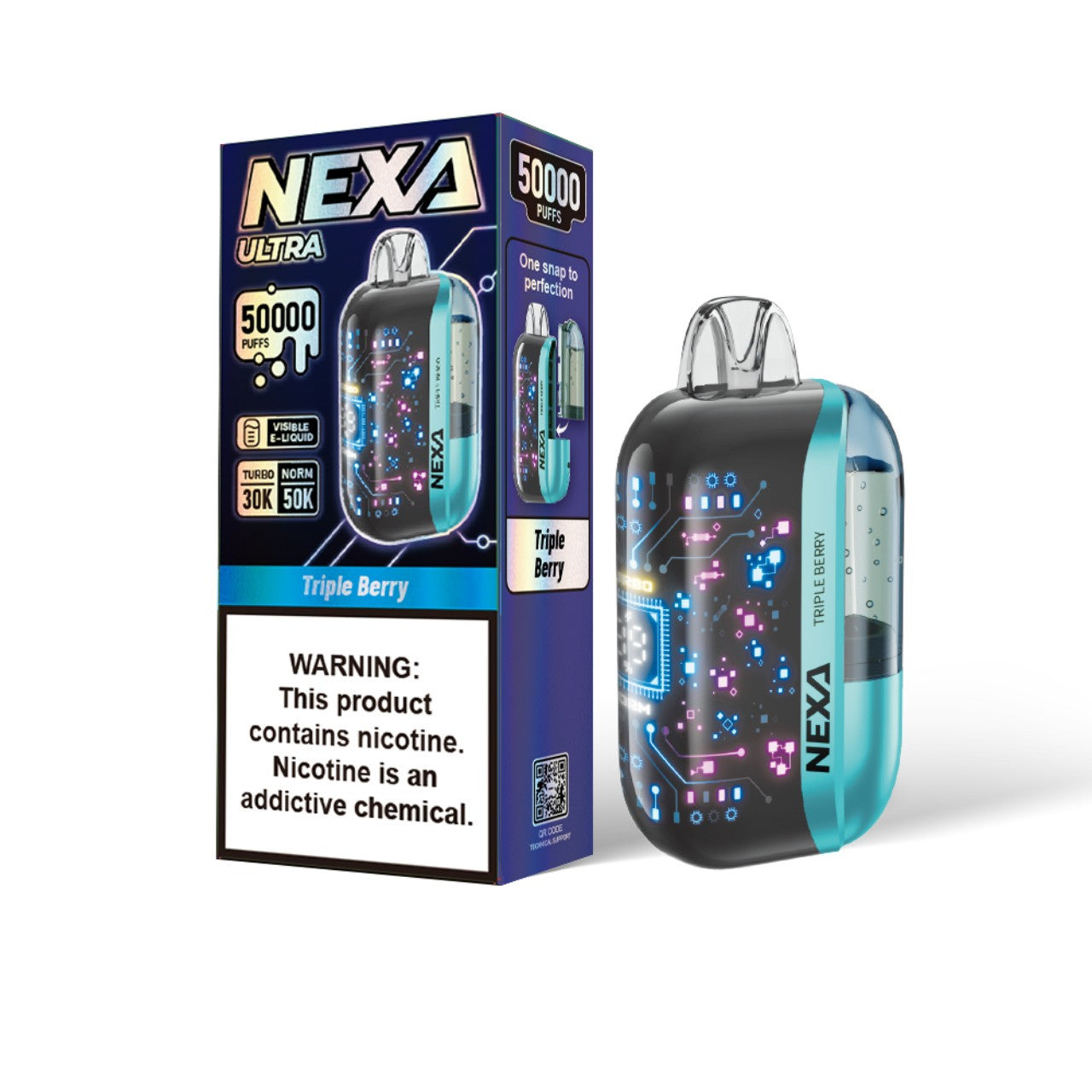 NEXA Ultra Disposable Vape 50000 Puffs - Triple Berry