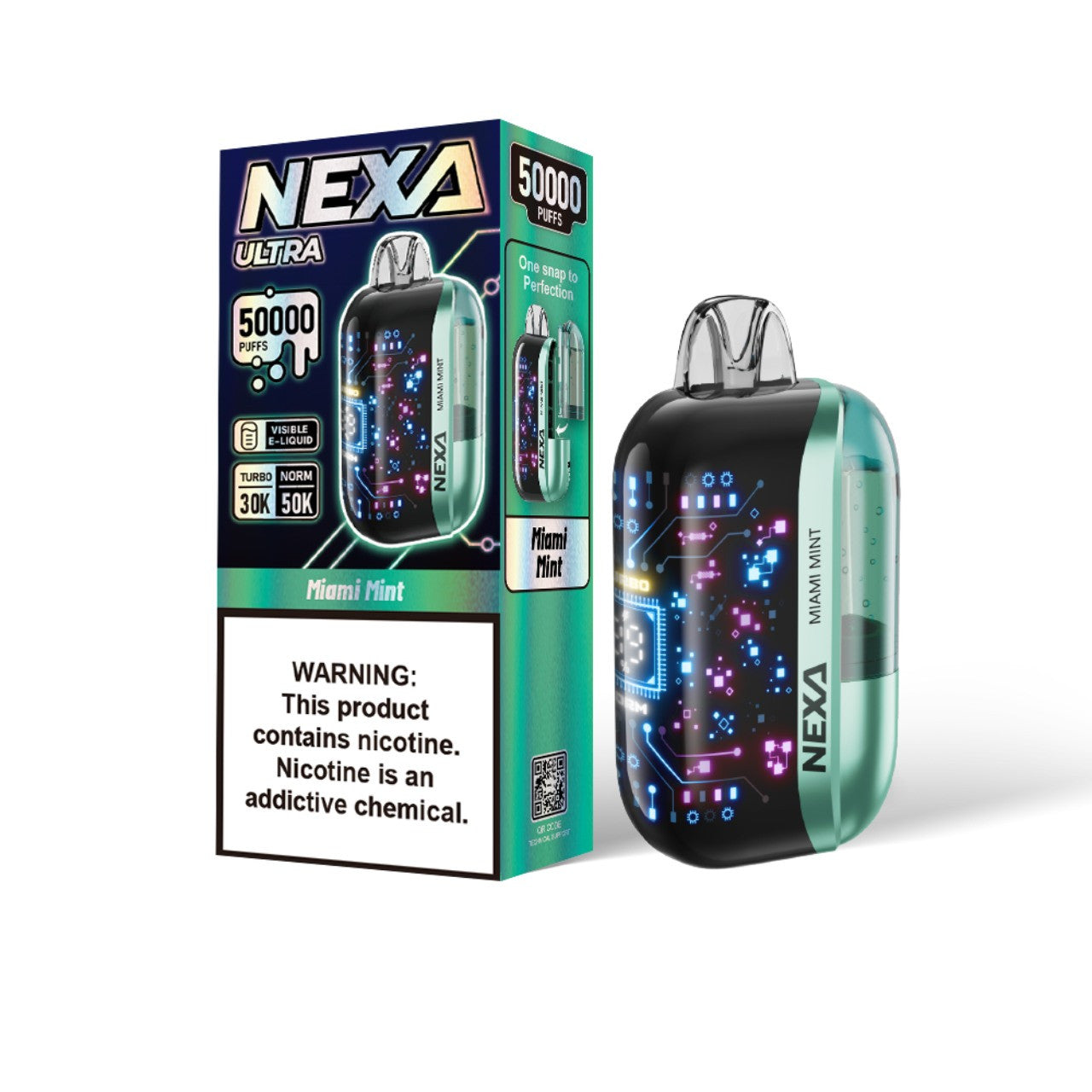 NEXA Ultra Disposable Vape 50000 Puffs - Miami Mint