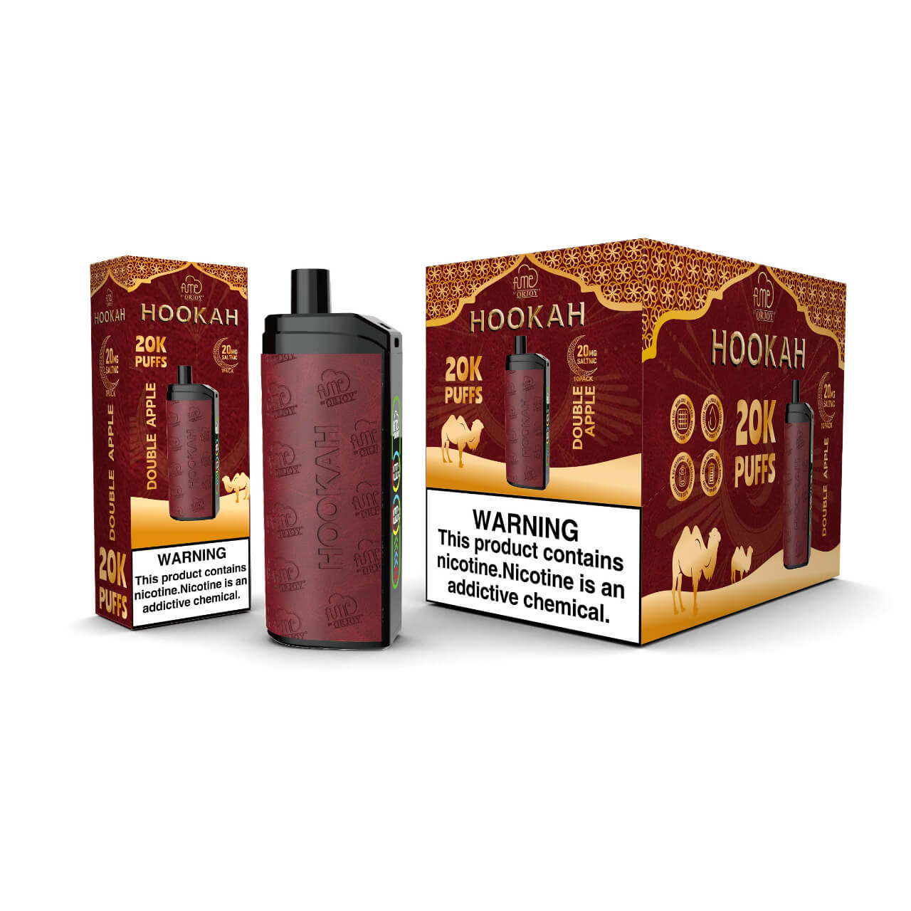 FUME Disposable Hookah Vape 20K - Double Apple