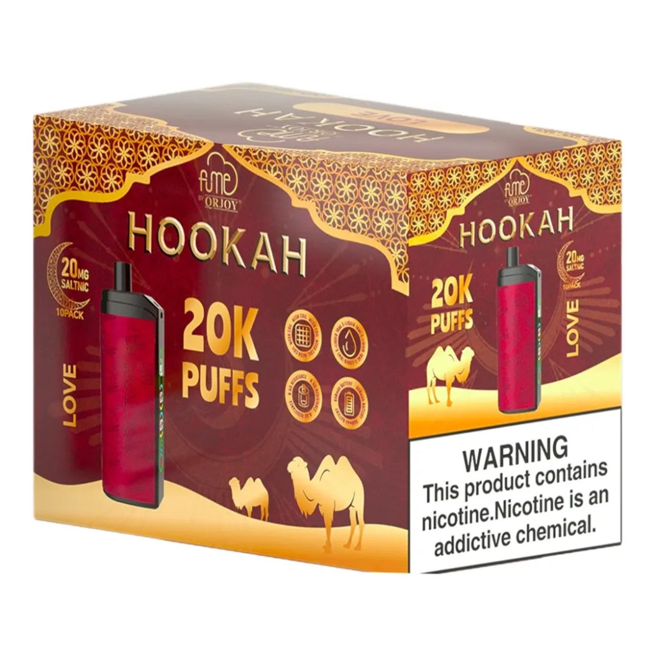 FUME Disposable Hookah Vape 20K - Love