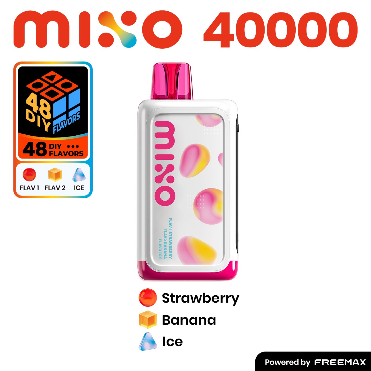 FreeMax Mixo 40000 Puff Disposable Vape - Grapefruit/Lemon Ice