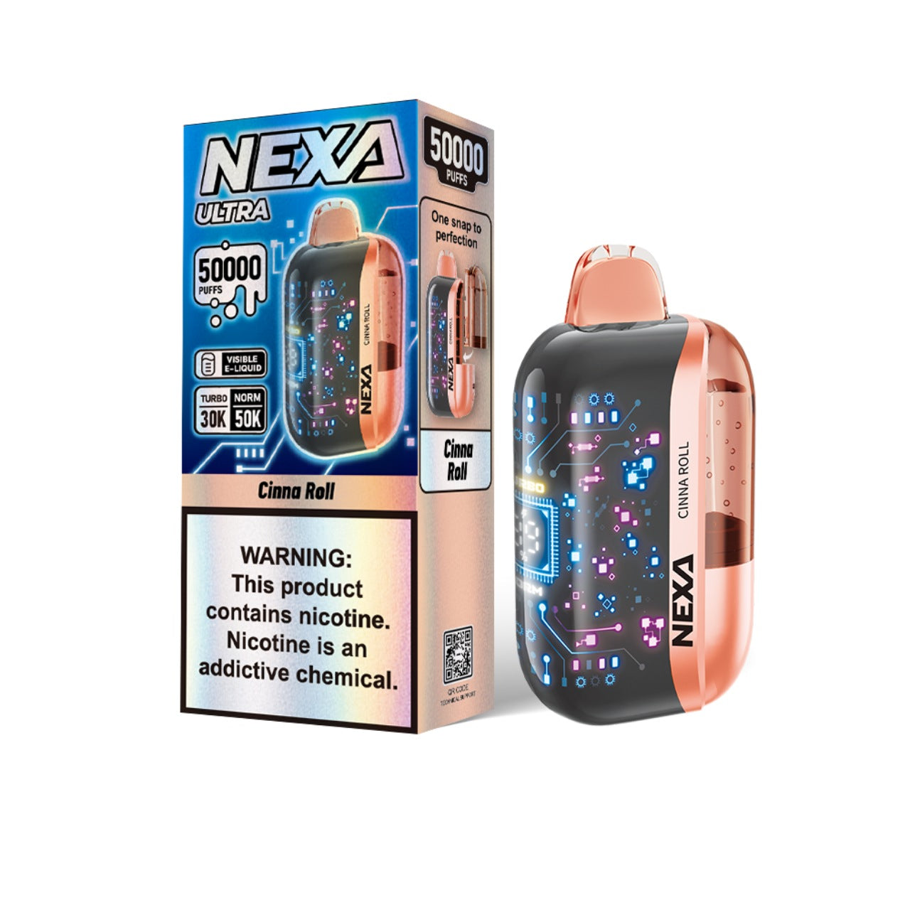 NEXA Ultra Disposable Vape 50000 Puffs - Cinna Roll