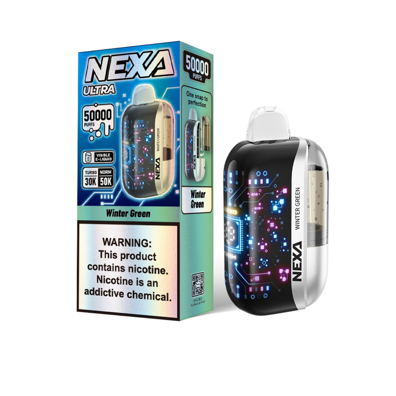 NEXA Ultra Disposable Vape 50000 Puffs - Winter Green