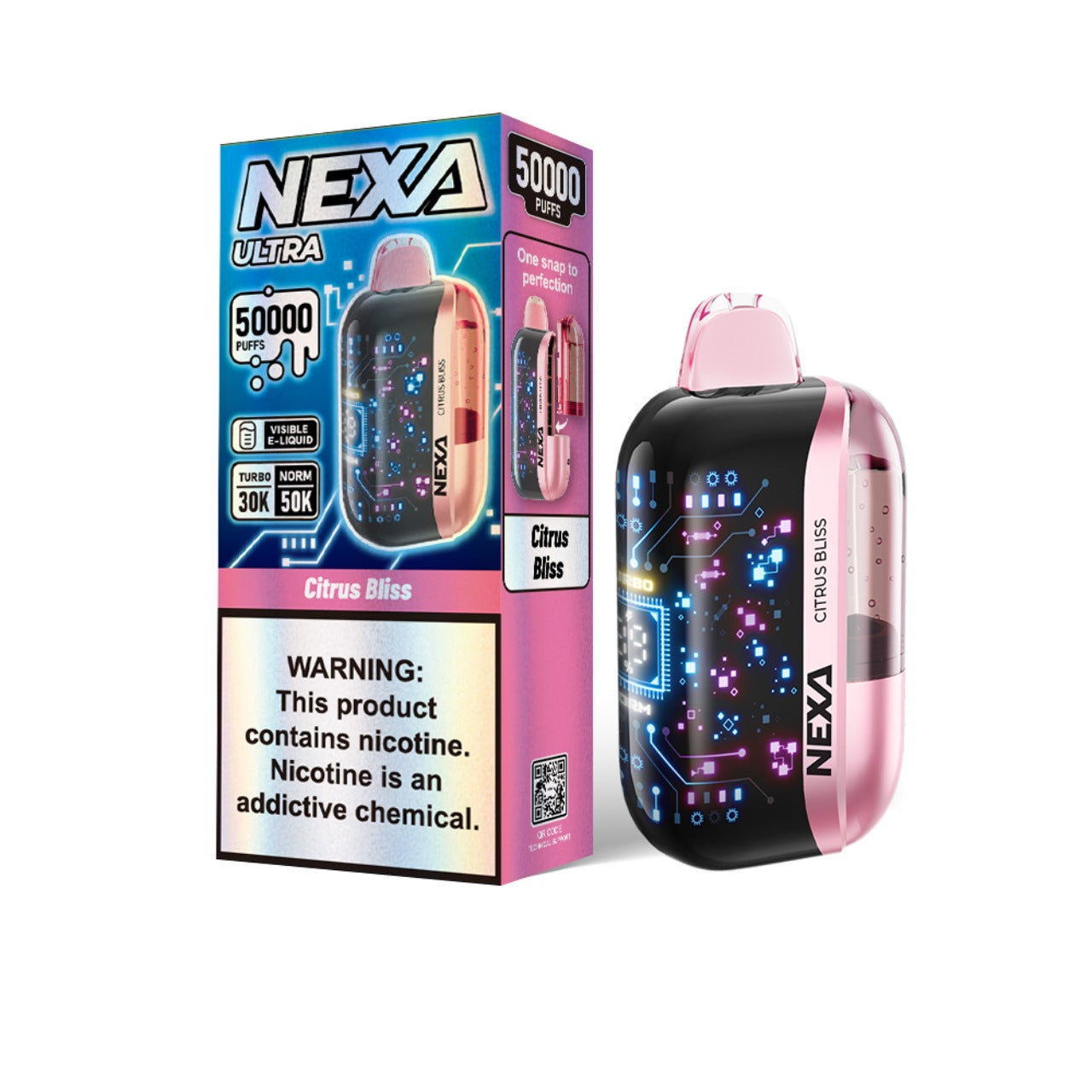 NEXA Ultra Disposable Vape 50000 Puffs - Citrus Bliss