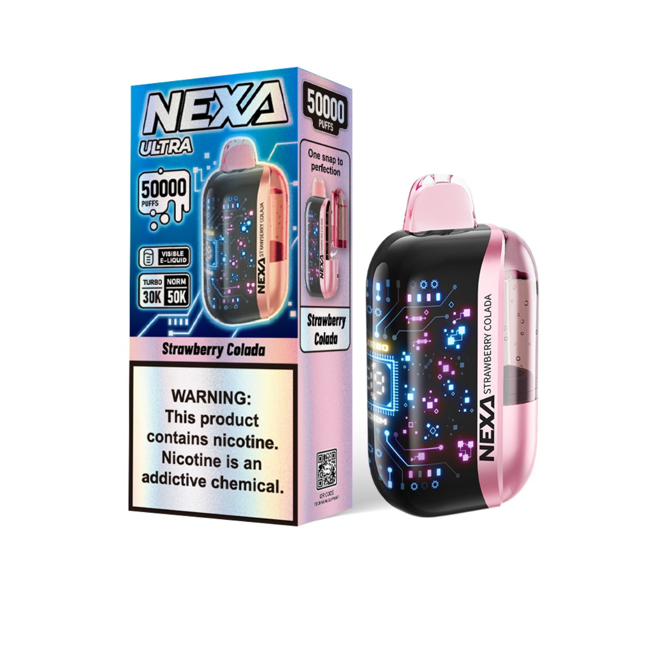 NEXA Ultra Disposable Vape 50000 Puffs - Strawberry Colada