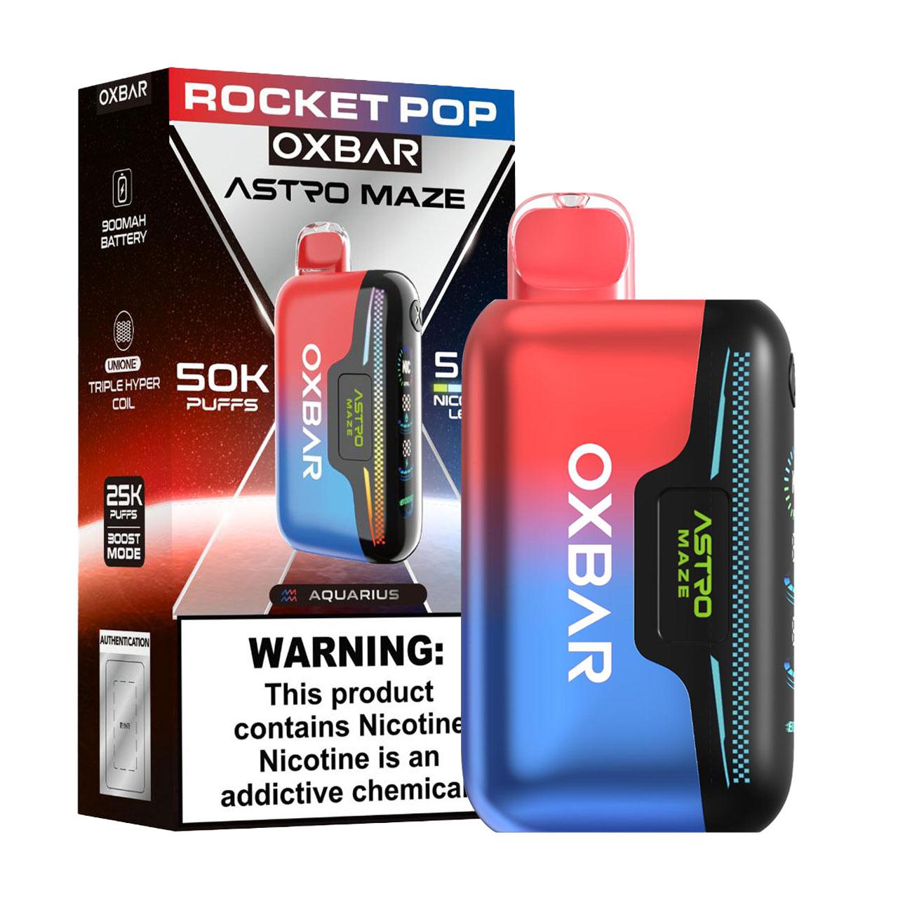 OXBAR Astro Maze 50K Disposable Vape - Rocket Pop