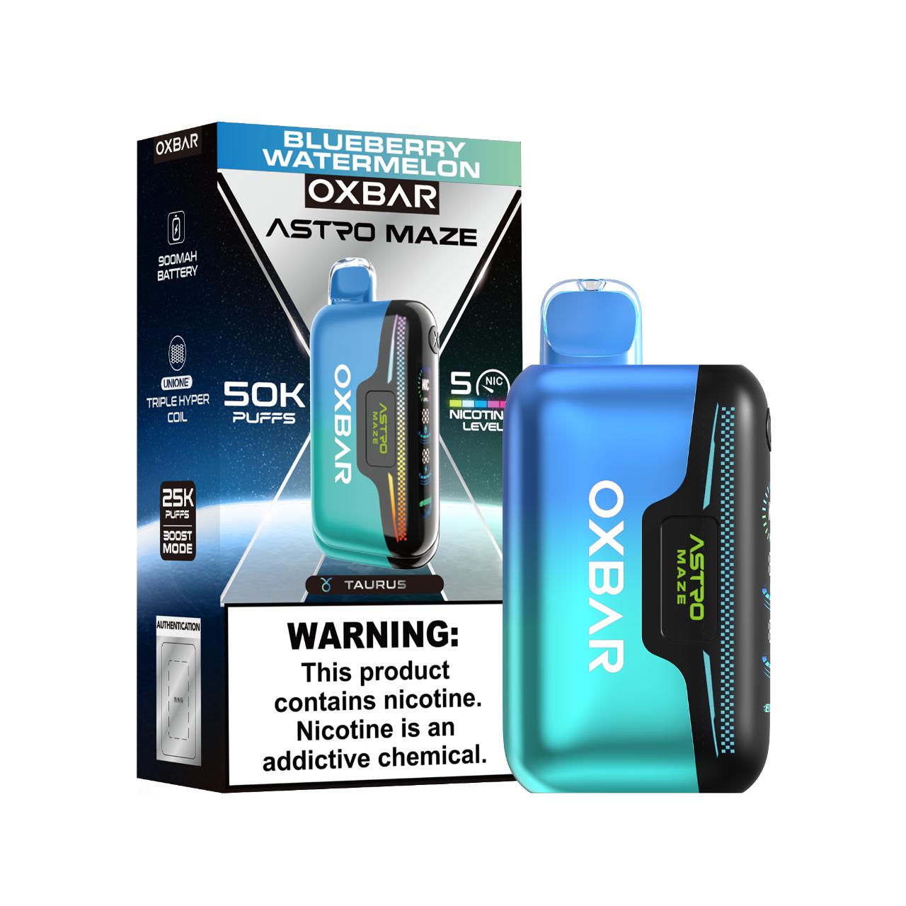 OXBAR Astro Maze 50K Disposable Vape - Blueberry Watermelon