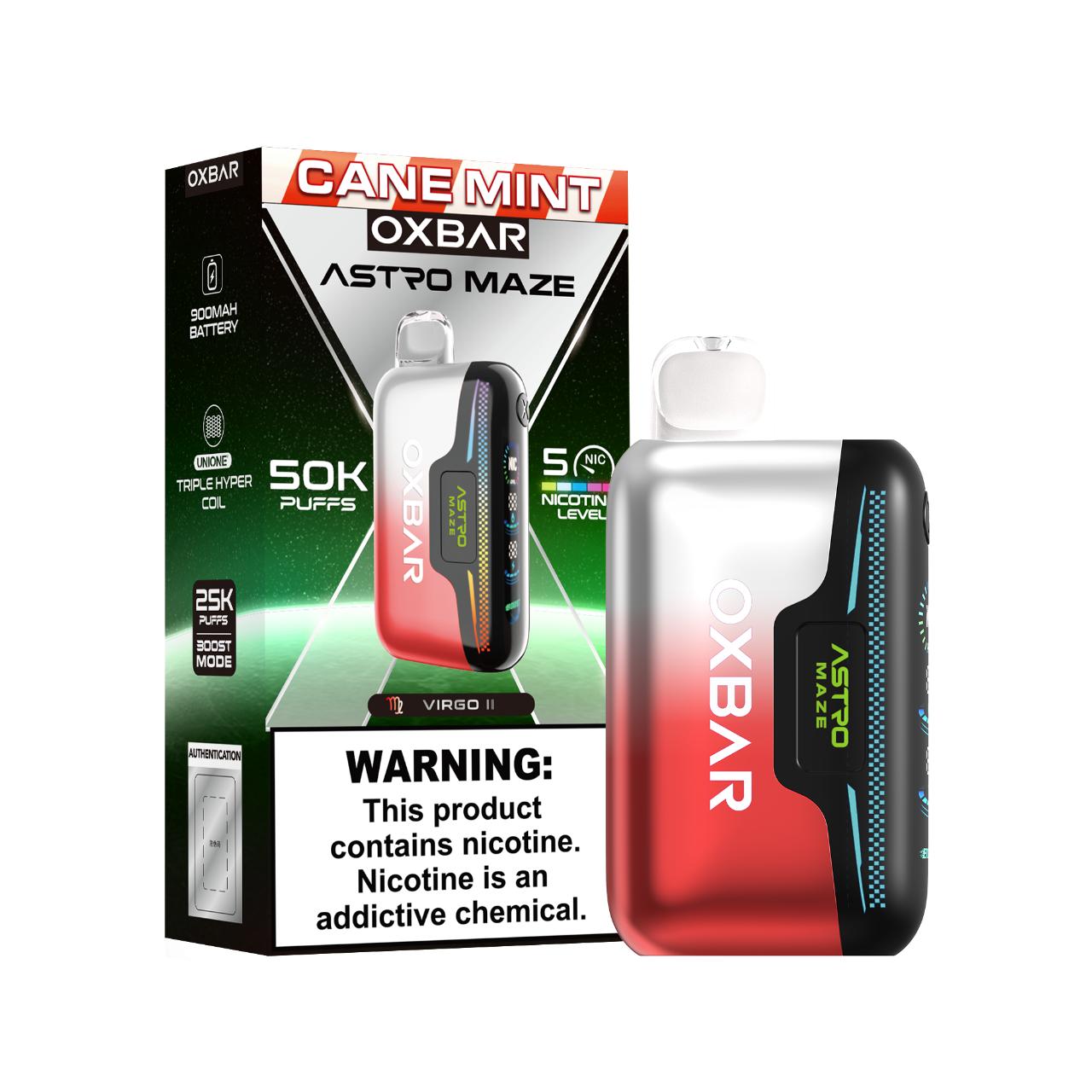 OXBAR Astro Maze 50K Disposable Vape - Cane Mint