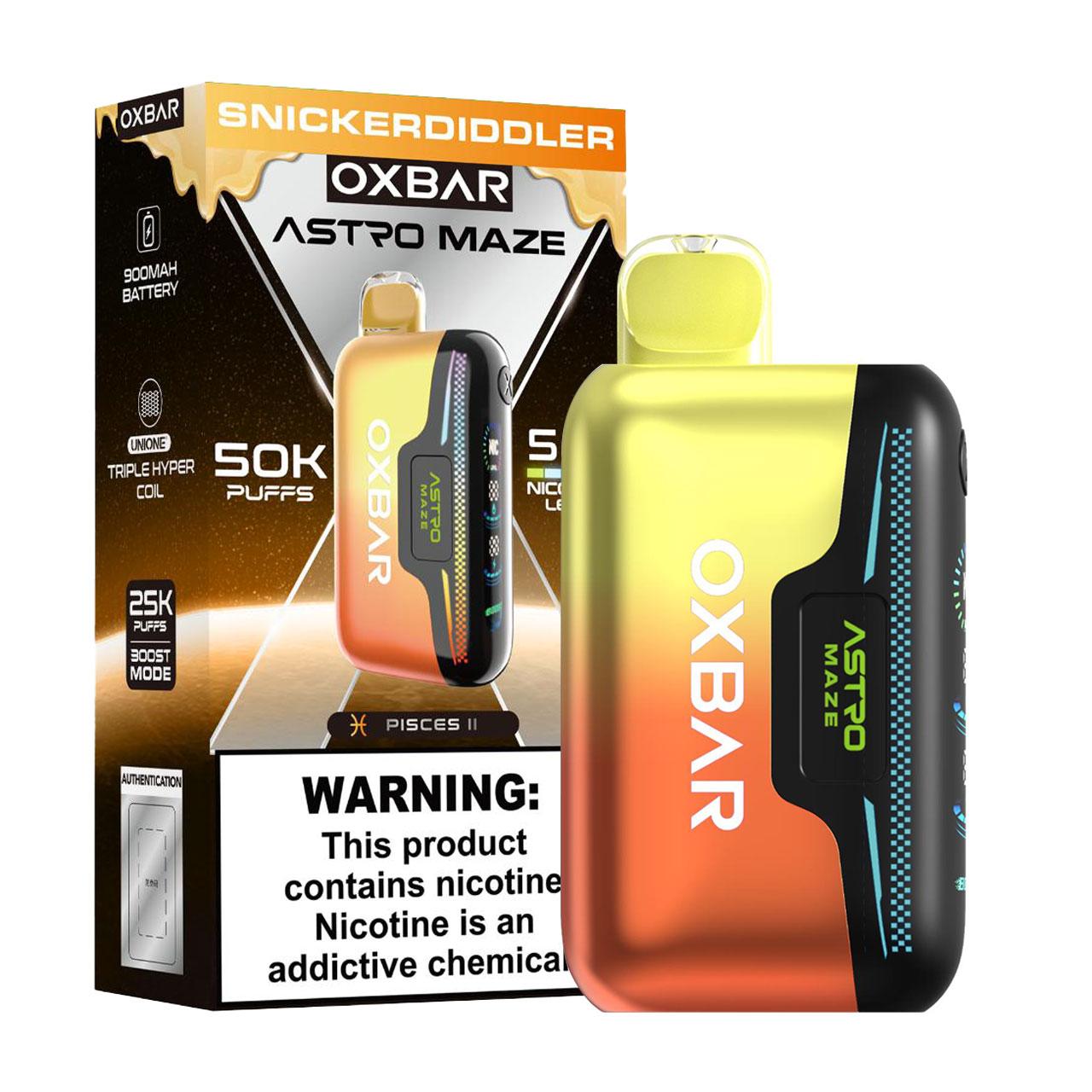 OXBAR Astro Maze 50K Disposable Vape - Snicker Diddler