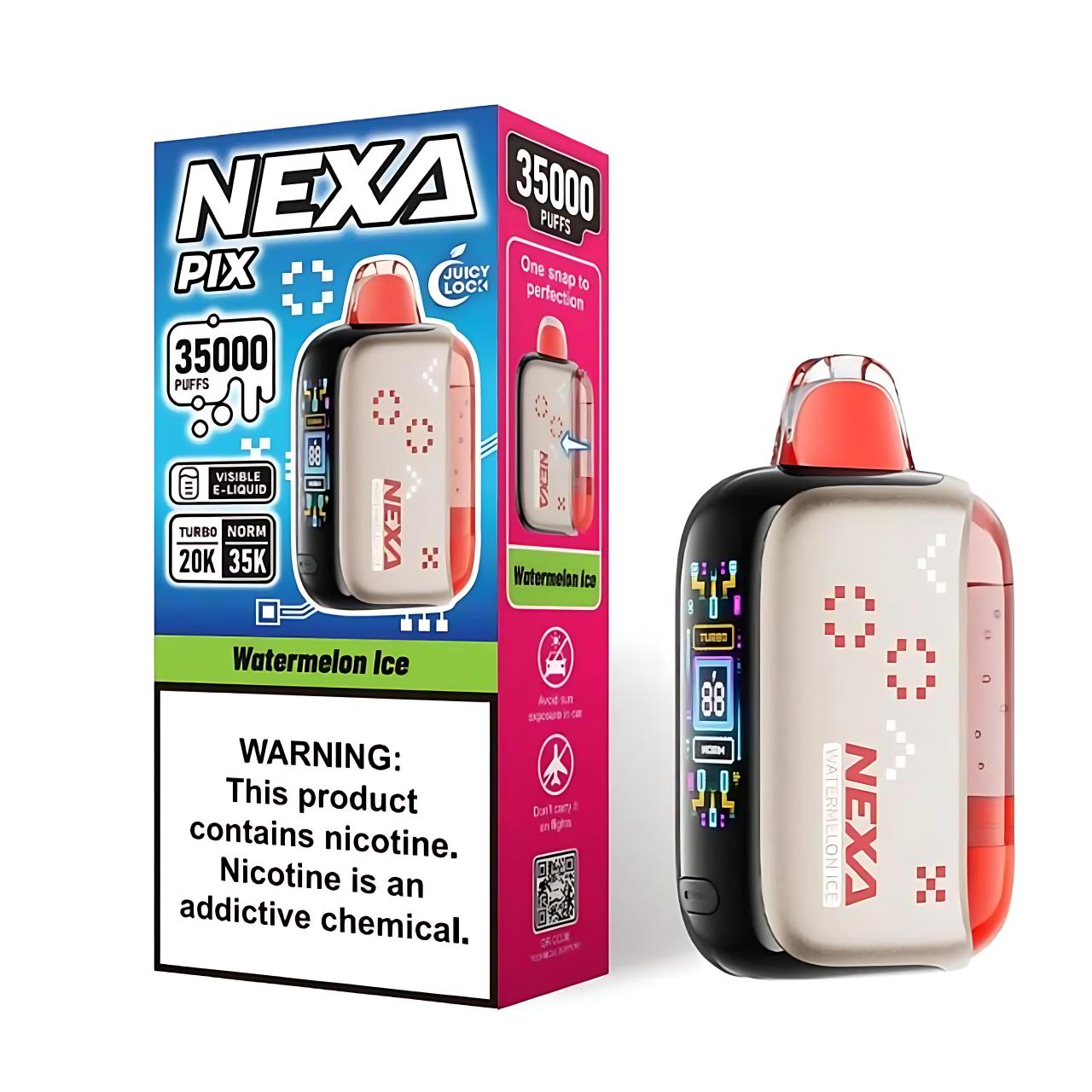Nexa Pix Vape Disposable - 35K Puffs - Watermelon Ice