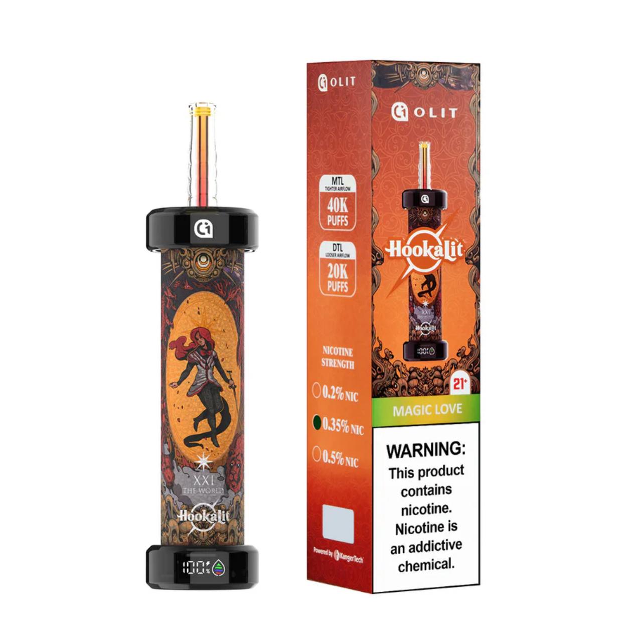 OLIT Hookahlit Disposable Pen 40K Puffs - Magic Love