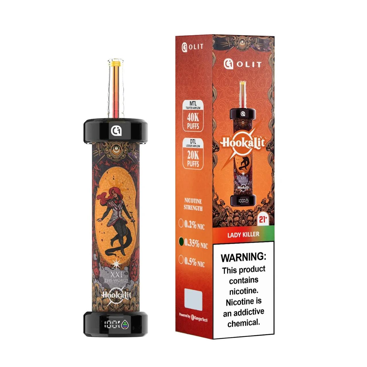 OLIT Hookahlit Disposable Pen 40K Puffs - Lady Killer
