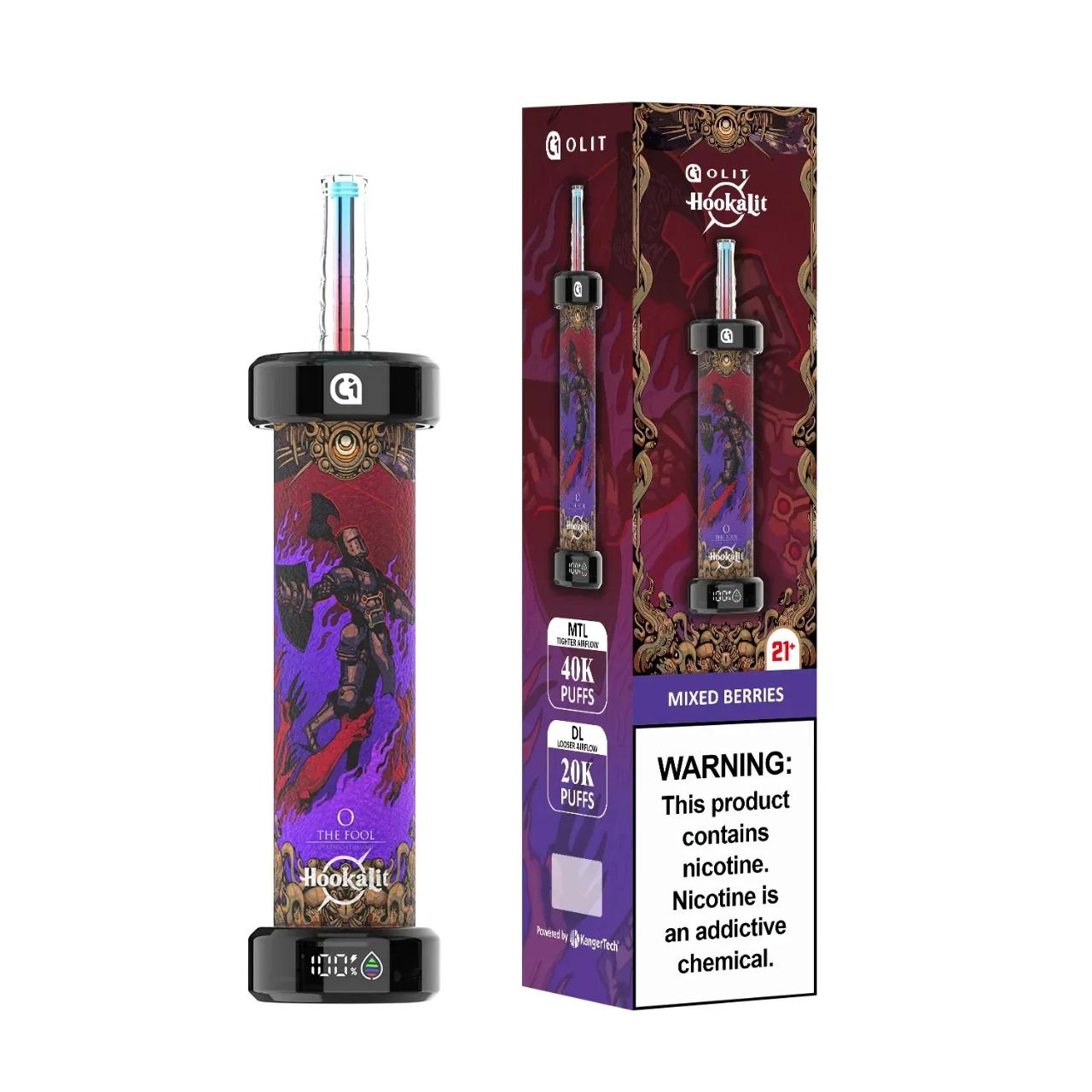 OLIT Hookahlit Disposable Pen 40K Puffs - Mixed Berries
