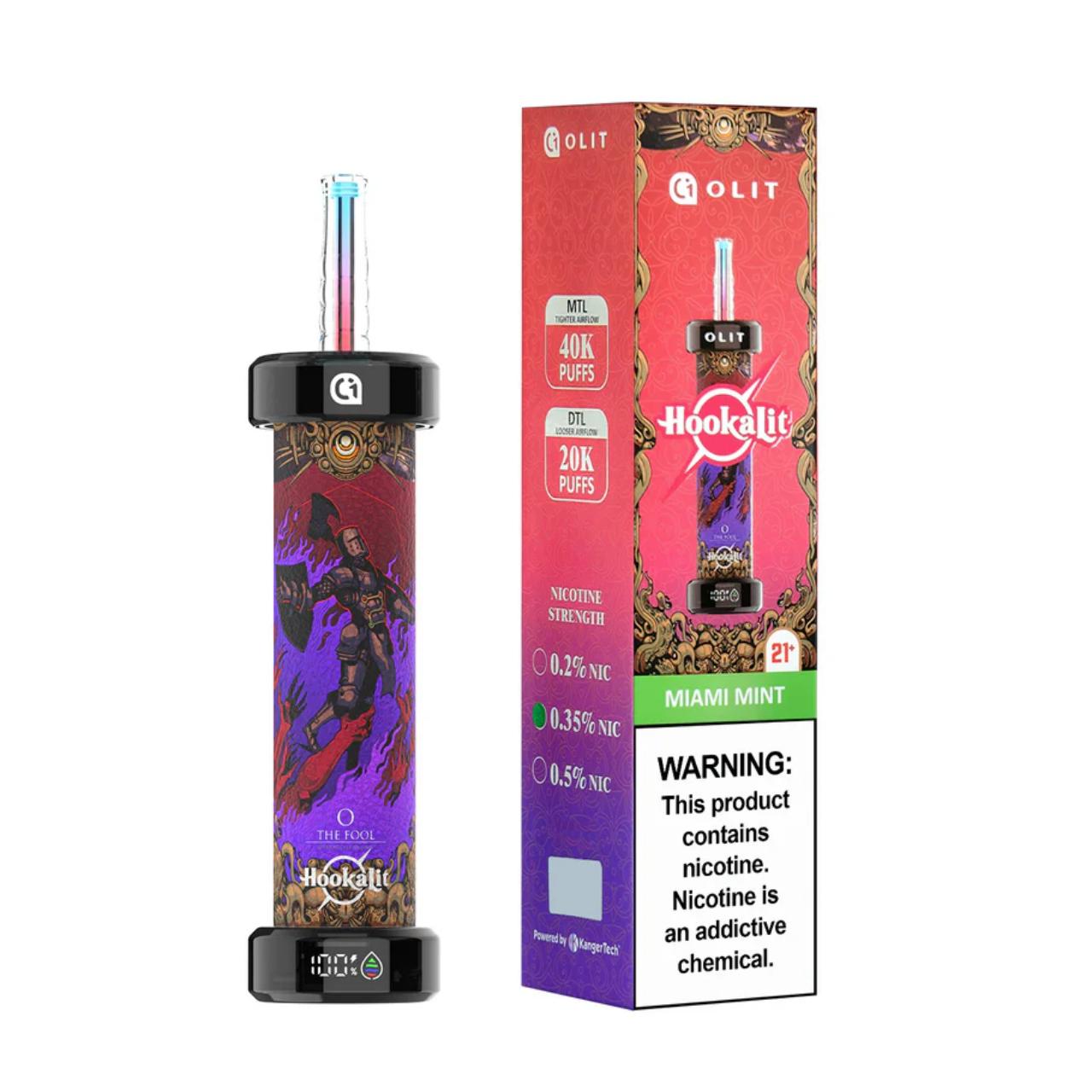 OLIT Hookahlit Disposable Pen 40K Puffs - Miami Mint