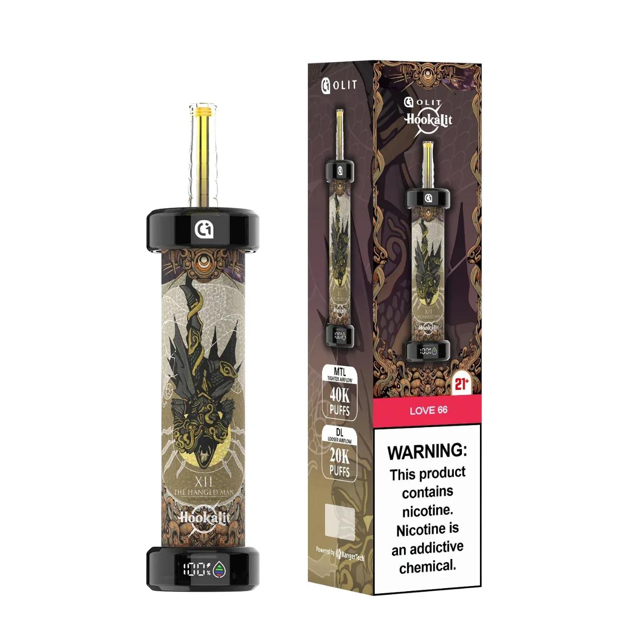 OLIT Hookahlit Disposable Pen 40K Puffs - Love 66