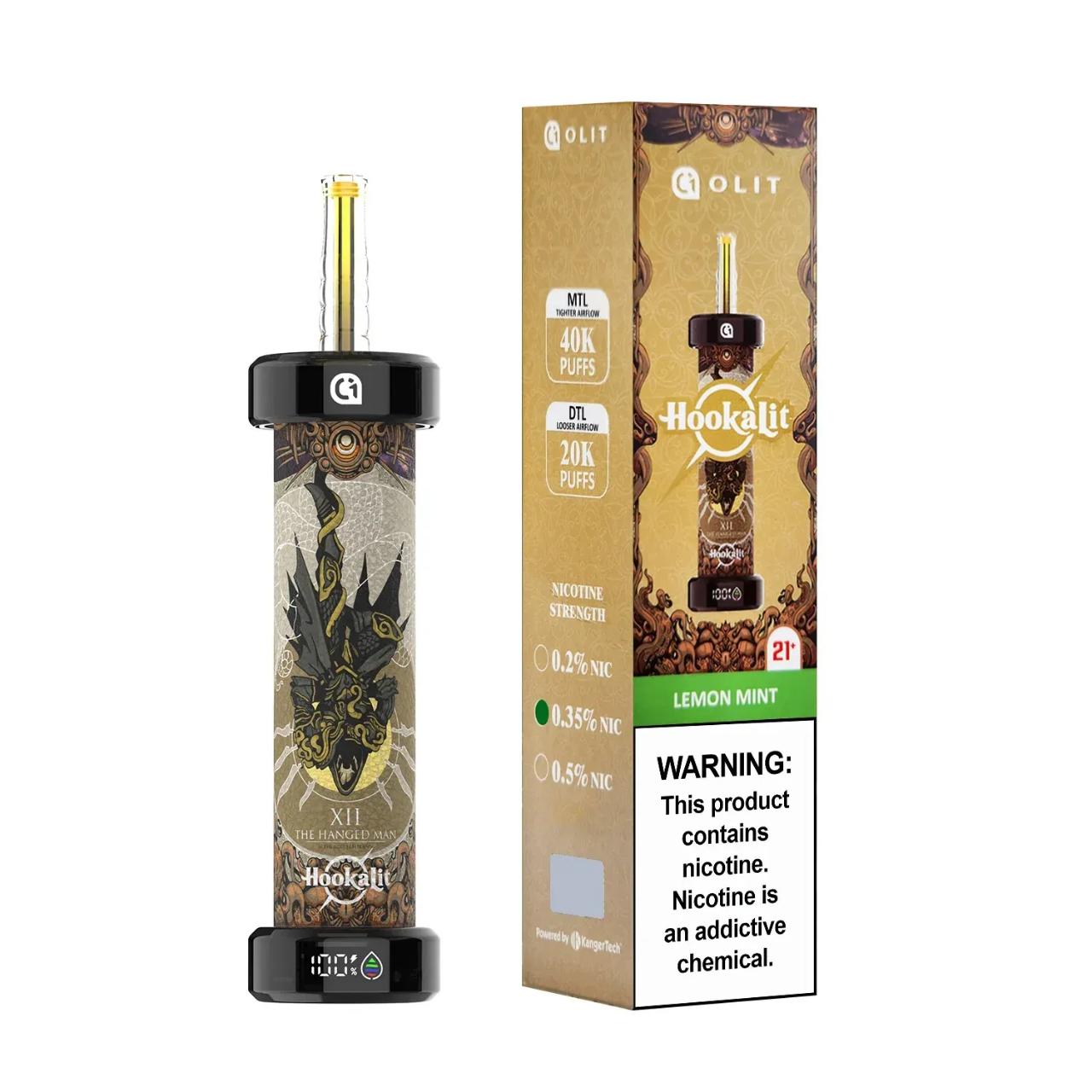OLIT Hookahlit Disposable Pen 40K Puffs - Lemon Mint