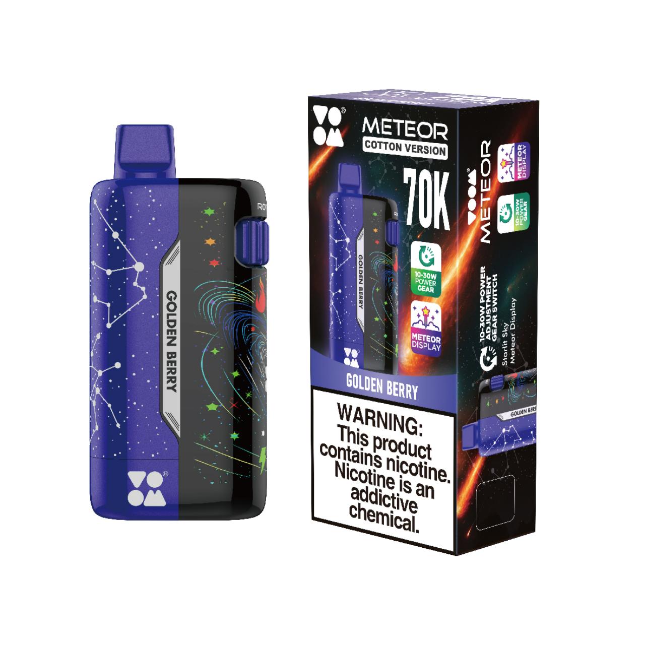 Voom Meteor 70000 Puffs Disposable Vape - Golden Berry