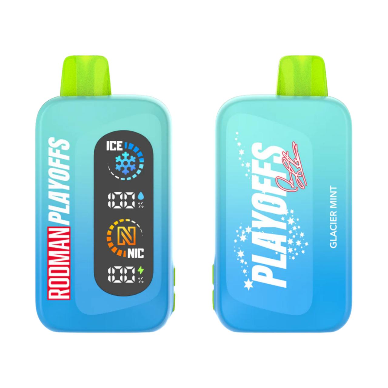 Rodman Disposable Vape 50K Puffs Nic Control Ice Playoffs - Glacier Mint