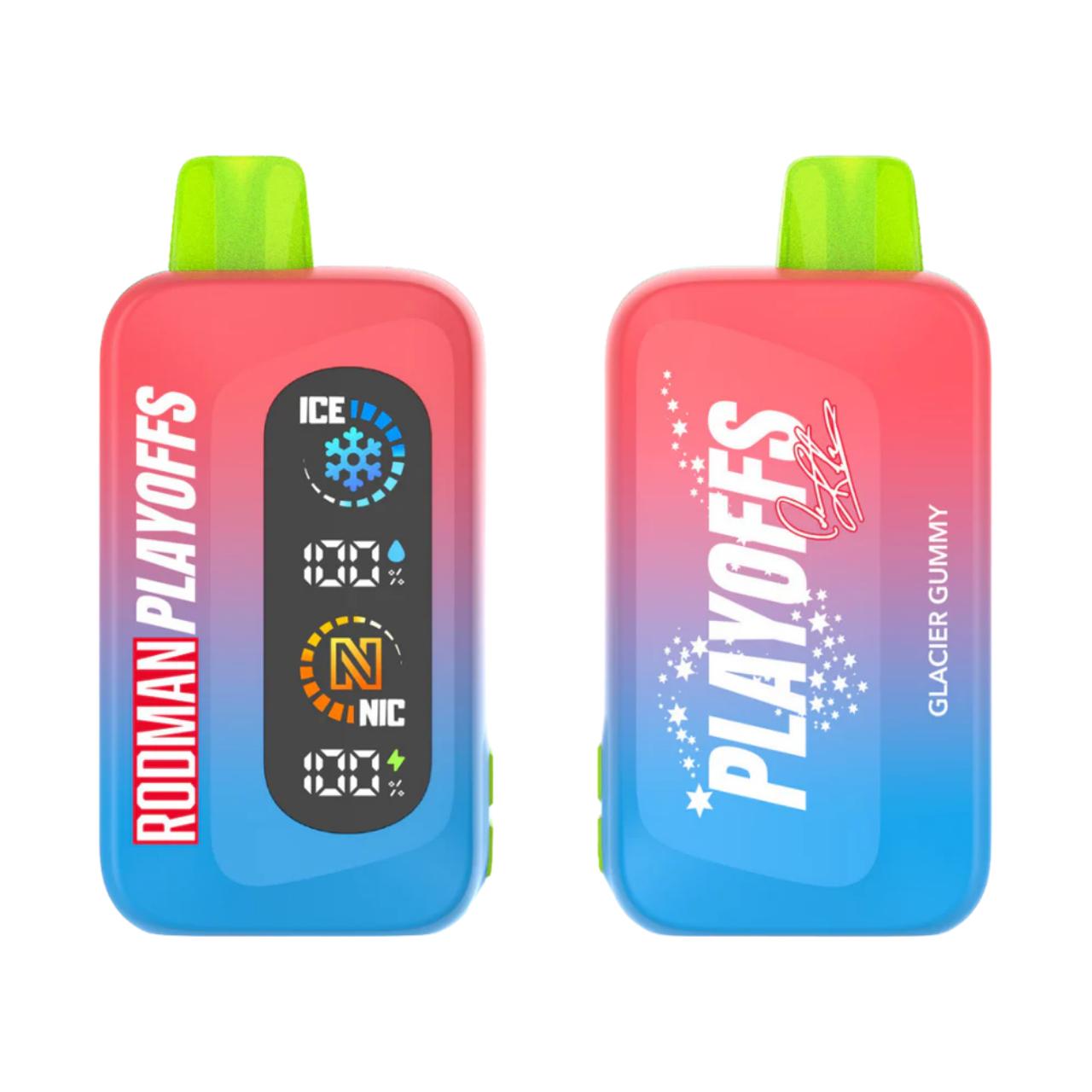 Rodman Disposable Vape 50K Puffs Nic Control Ice Playoffs - Glacier Gummy
