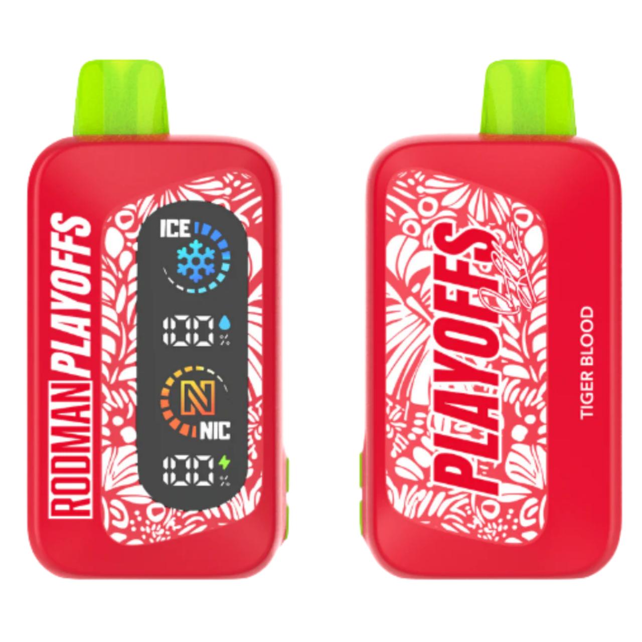 Rodman Disposable Vape 50K Puffs Nic Control Ice Playoffs - Tiger Blood