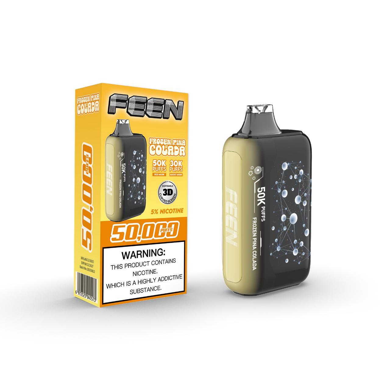 Feen 50000 Puffs Disposable Vape High Capacity - Frozen Pina Colada