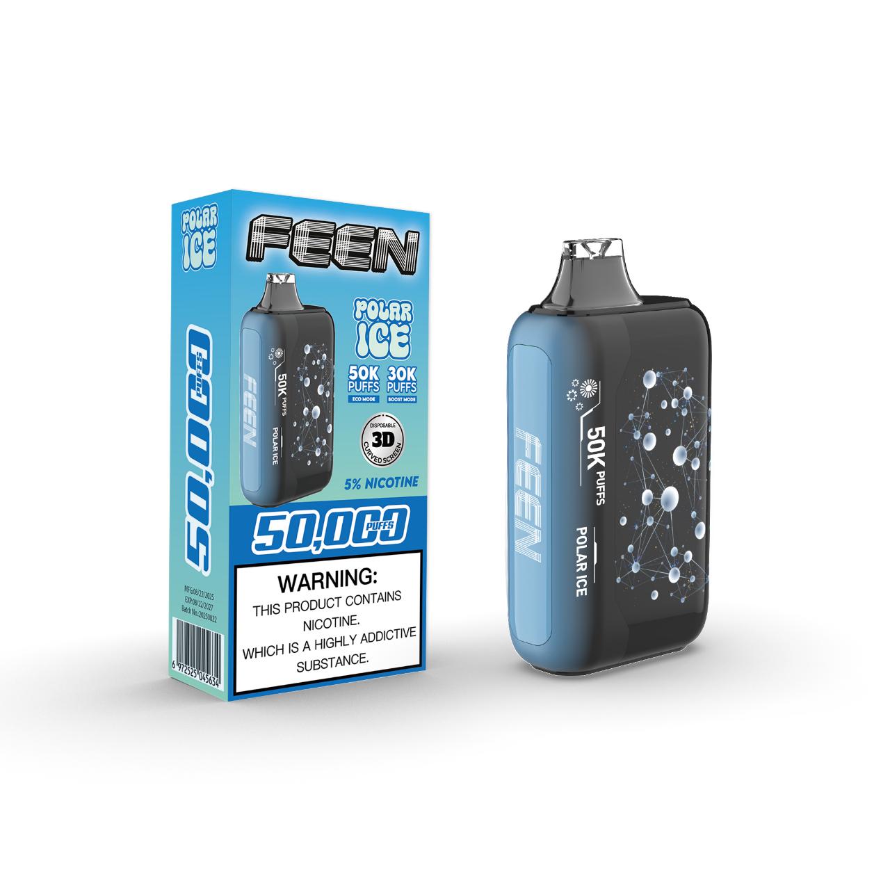 Feen 50000 Puffs Disposable Vape High Capacity - Polar Ice