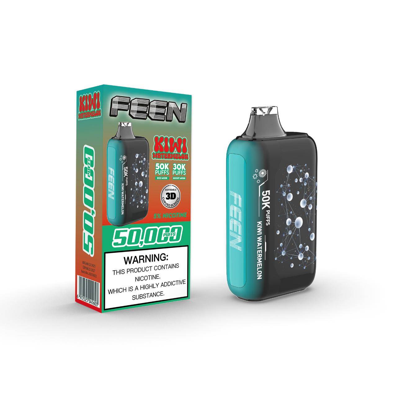 Feen 50000 Puffs Disposable Vape High Capacity - Kiwi Watermelon