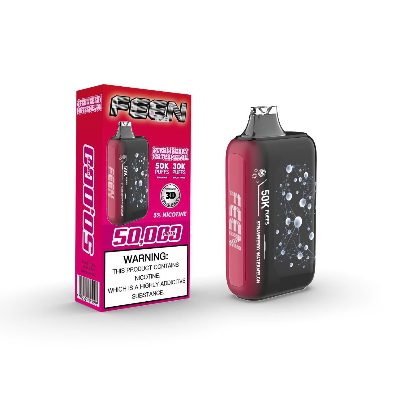 Feen 50000 Puffs Disposable Vape High Capacity - Strawberry Watermelon