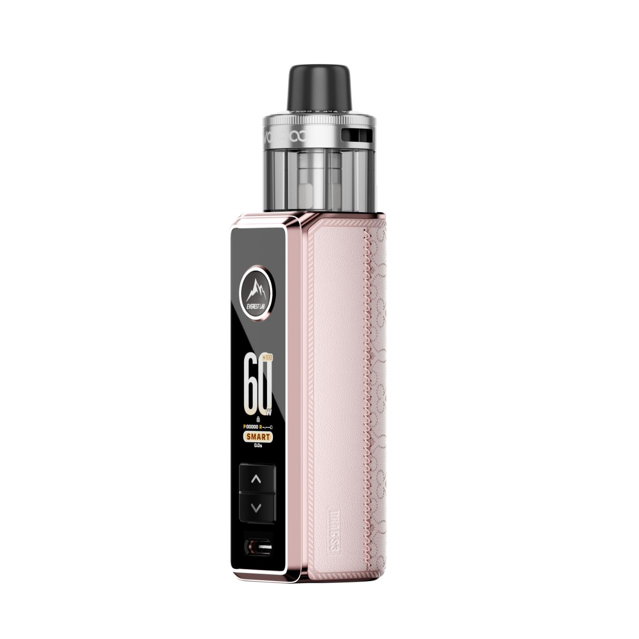 VooPoo Drag S3 Vape Kit Refillable Pod Mesh Coils Type C Charging - Pink