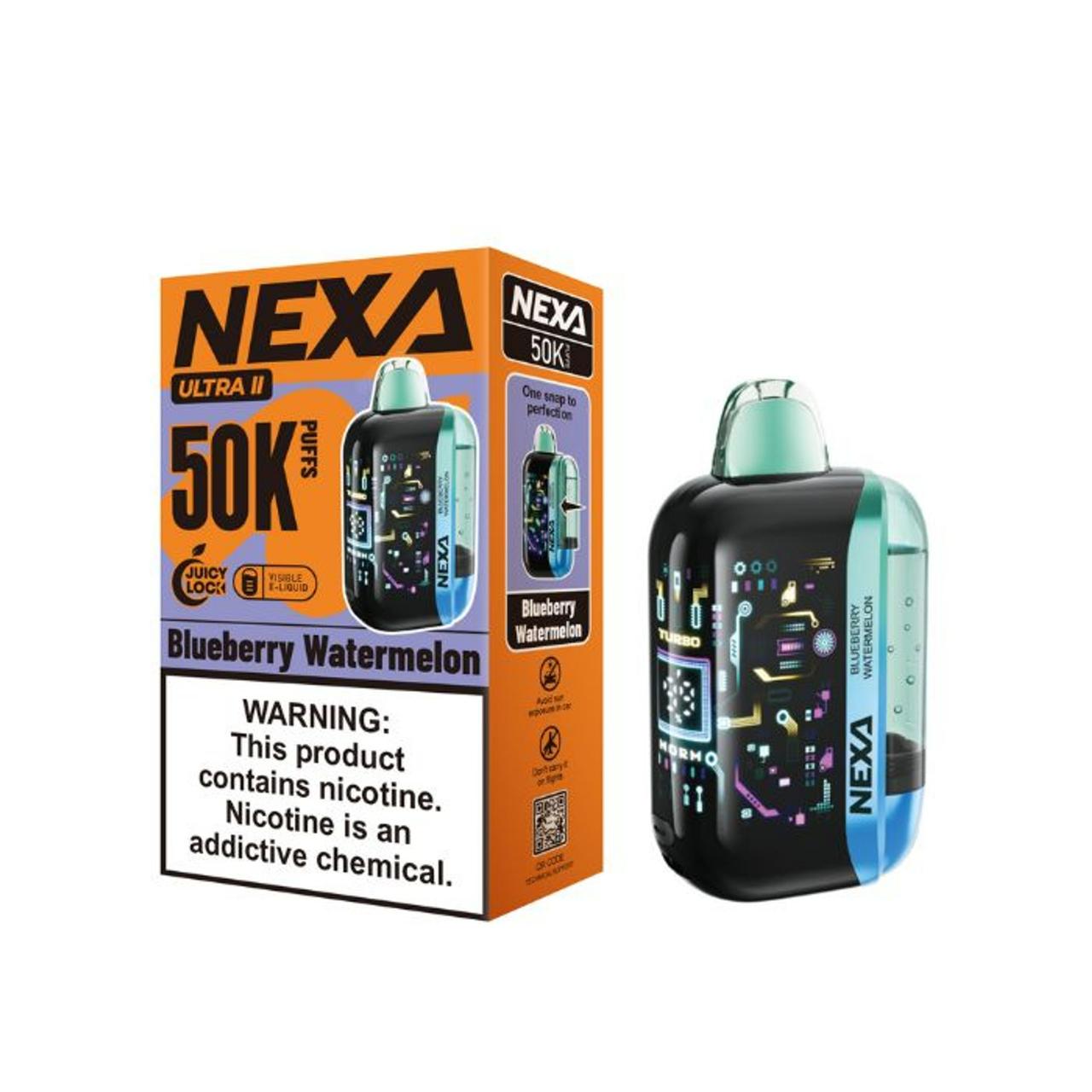 NEXA Ultra II 50000 Puff Disposable Vape - Blueberry Watermelon