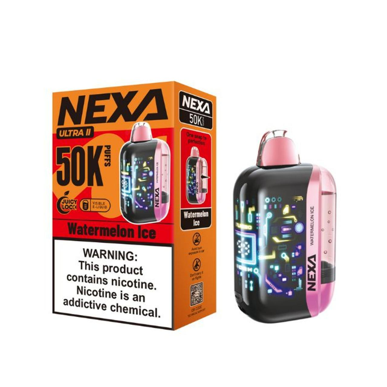 NEXA Ultra II 50000 Puff Disposable Vape - Watermelon Ice