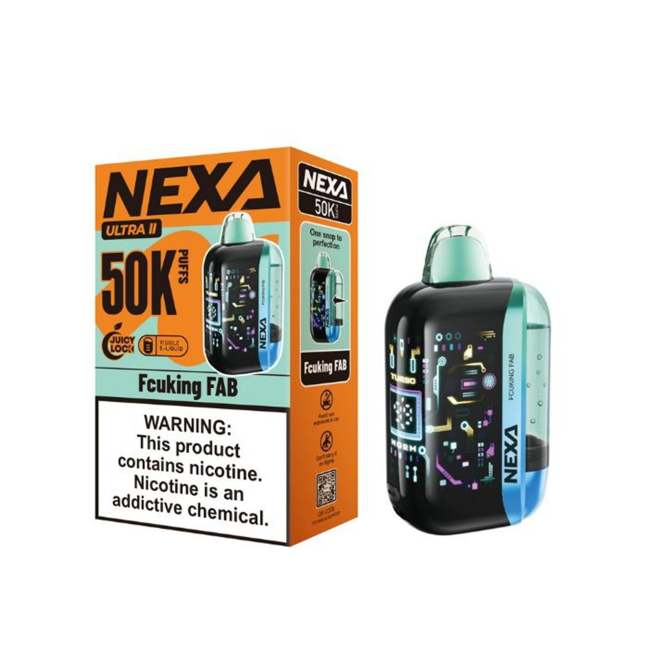 NEXA Ultra II 50000 Puff Disposable Vape - Fcuking Fab