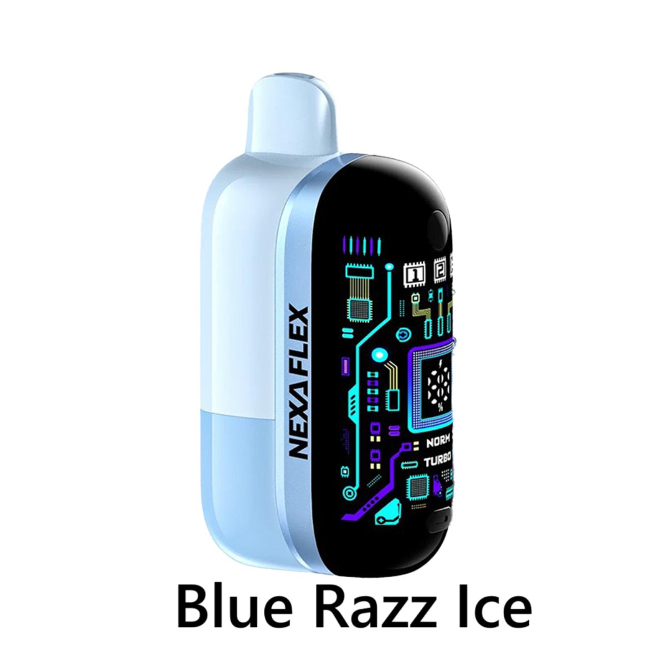 Blue Razz Ice Nexa Flex Crystal 40K Modular Vape Pod System