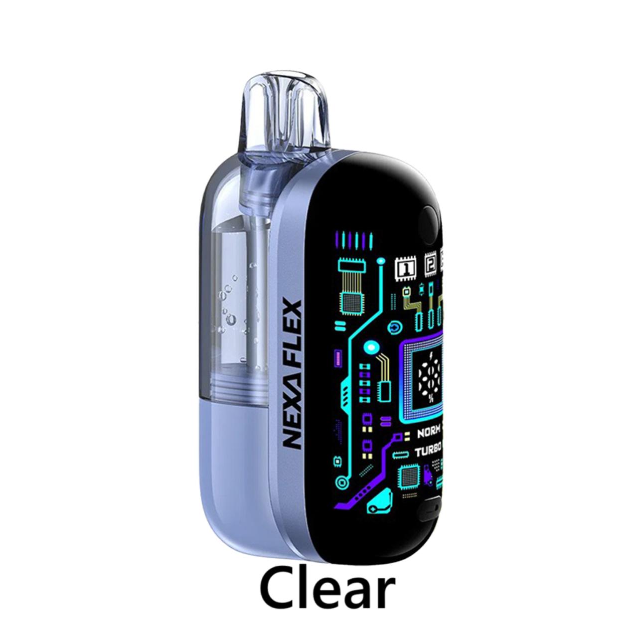 Clear Nexa Flex Crystal 40K Modular Vape Pod System