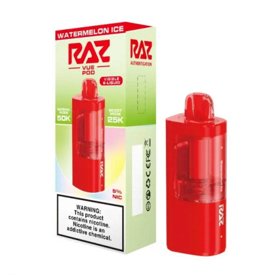 Watermelon Ice Replacement Pod Cartridge for Raz VUE 50K