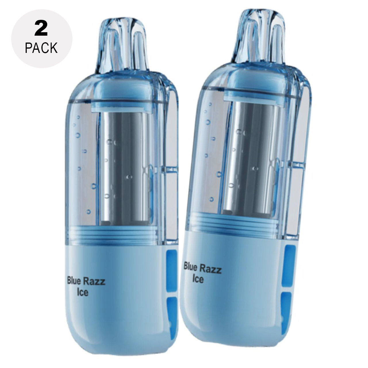 2-Pack Blue Razz Ice Replacement Pods For Nexa Flex Crystal 40K