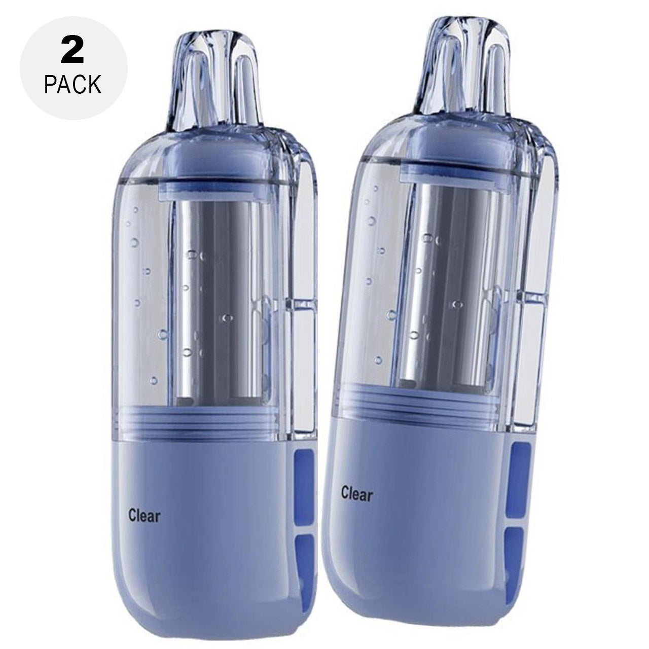 2-Pack Clear Replacement Pods For Nexa Flex Crystal 40K