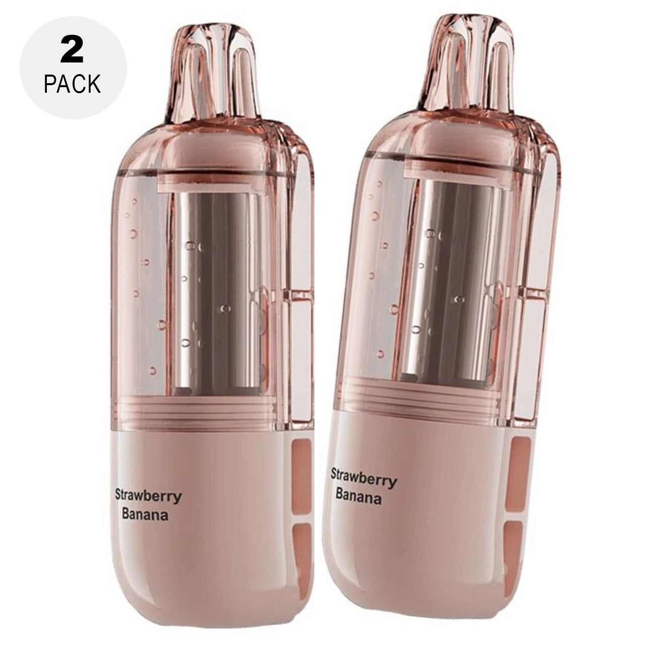 2-Pack Strawberry Banana Replacement Pods For Nexa Flex Crystal 40K