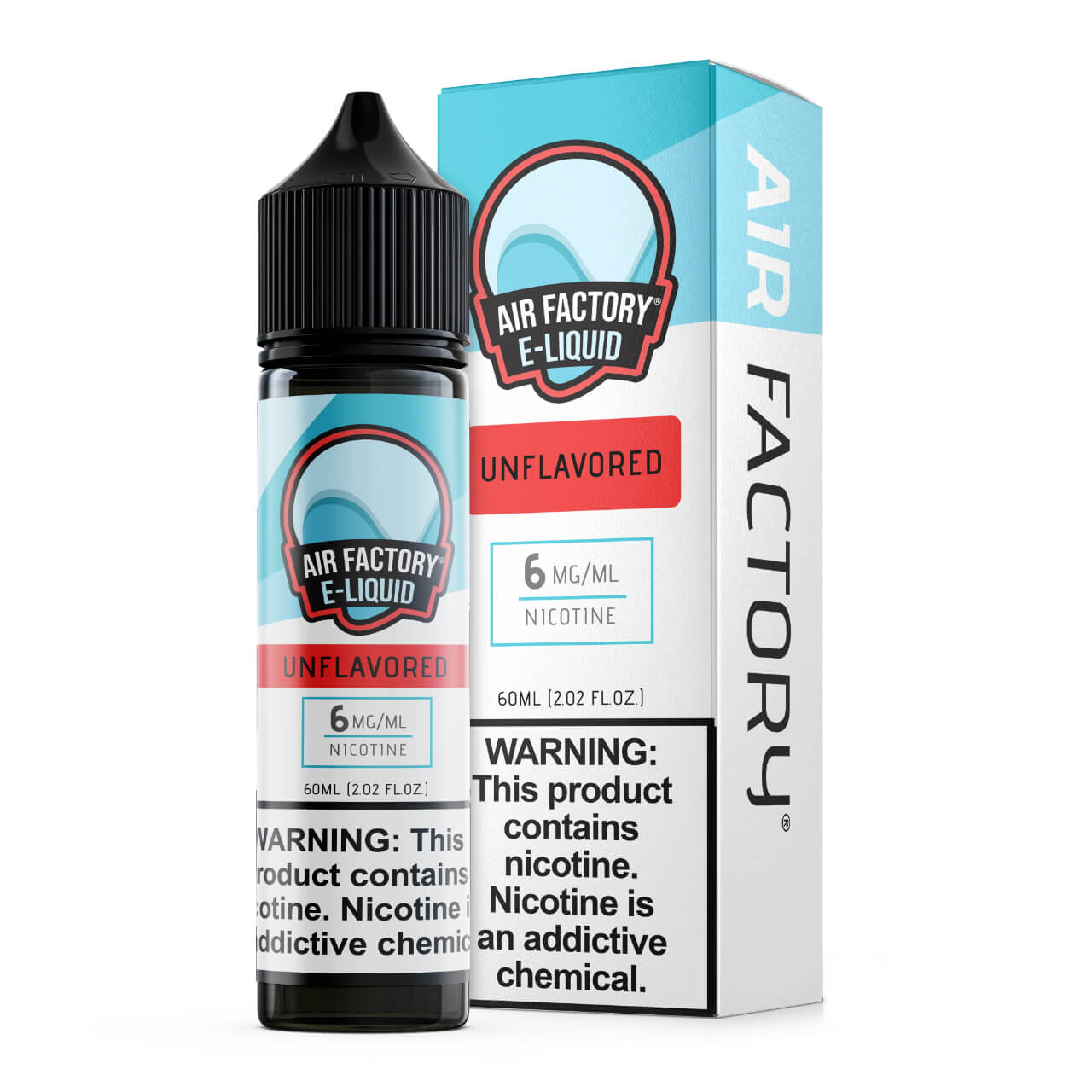 Air Factory Unflavored EJuice 60ml - 6 MG