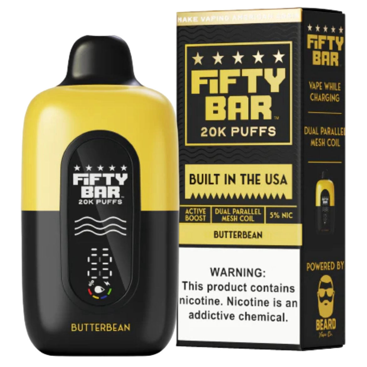 Butterbean - Fifty Bar vape flavor