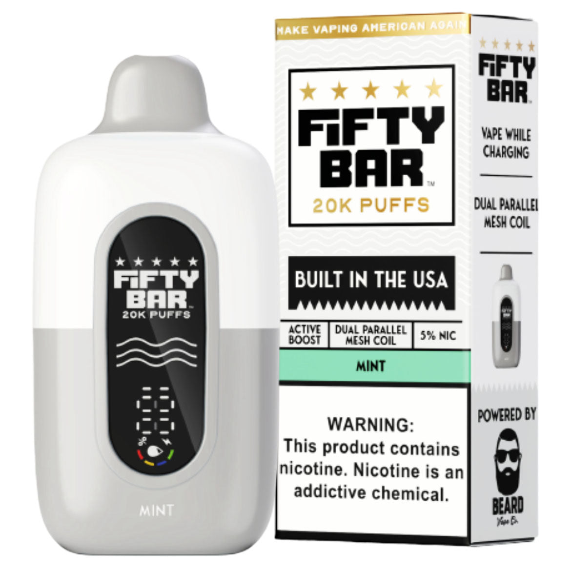 Mint - Fifty Bar vape flavor