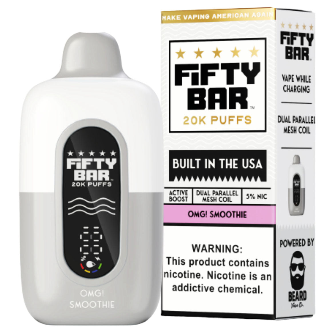OMG Smoothie - Fifty Bar vape flavor
