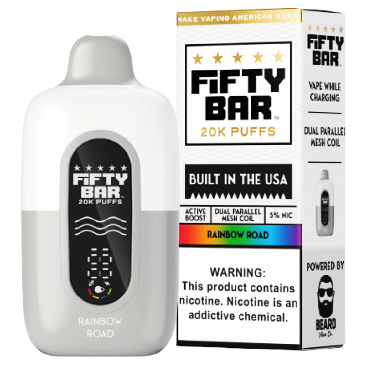 Rainbow Road - Fifty Bar vape flavor